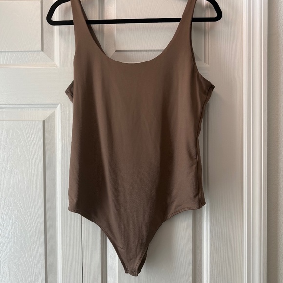 Abercrombie & Fitch Tops - Abercrombie A&F Soft Collection Brown Tan Bodysuit Large